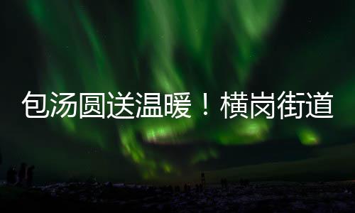 包汤圆送温暖!横岗街道团工委(义工联)与志愿者欢乐闹元宵